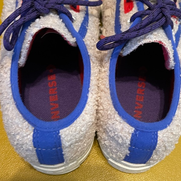 Excellent Condition CONVERSE X RETRO SHERPA STAR PLAYER OX WHITE SWAN/EGRET - Picture 9 of 12